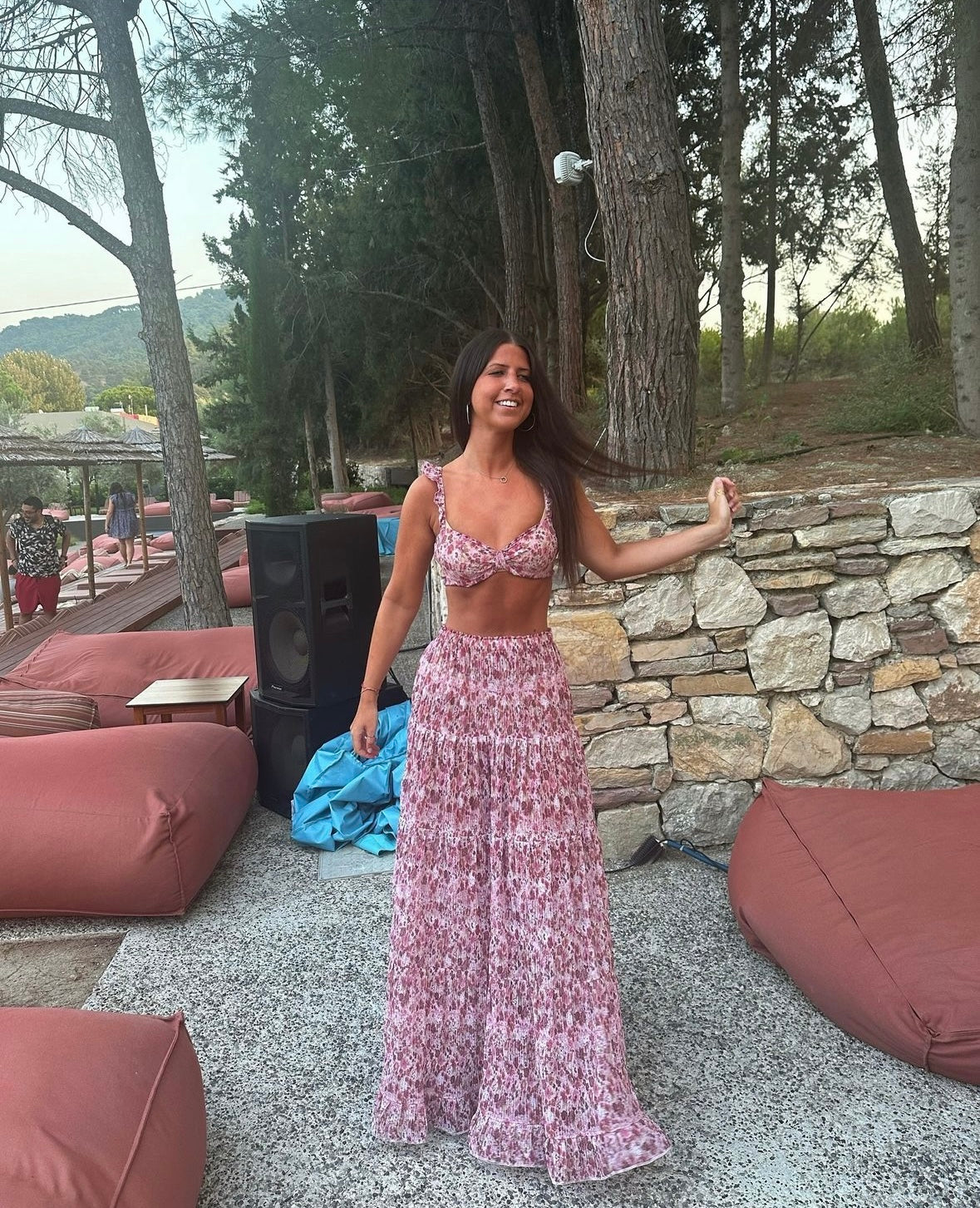 A Line Tiered Skirts