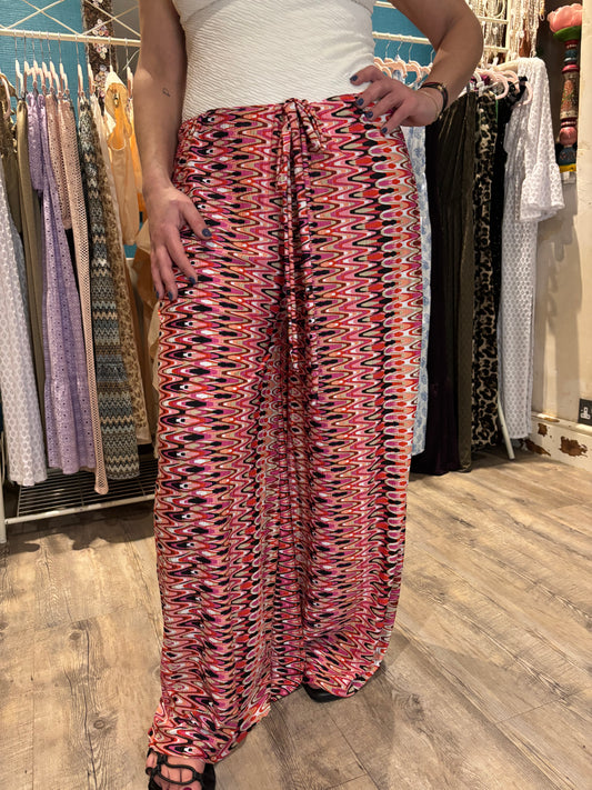 Trousers with pull in waist