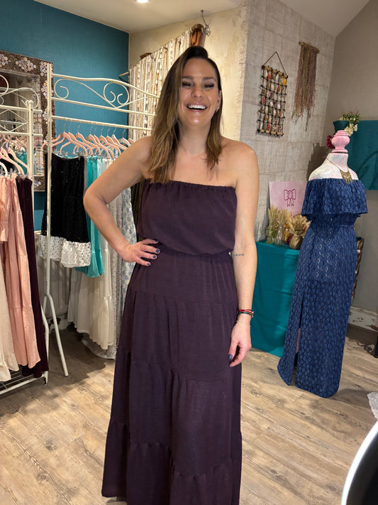 A line tiered dresses