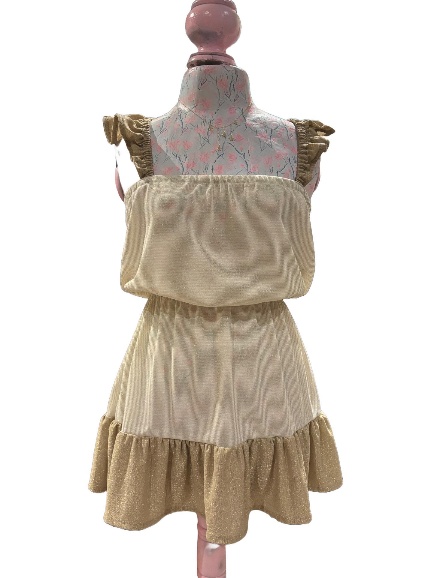 Mini ruffle bottom dresses