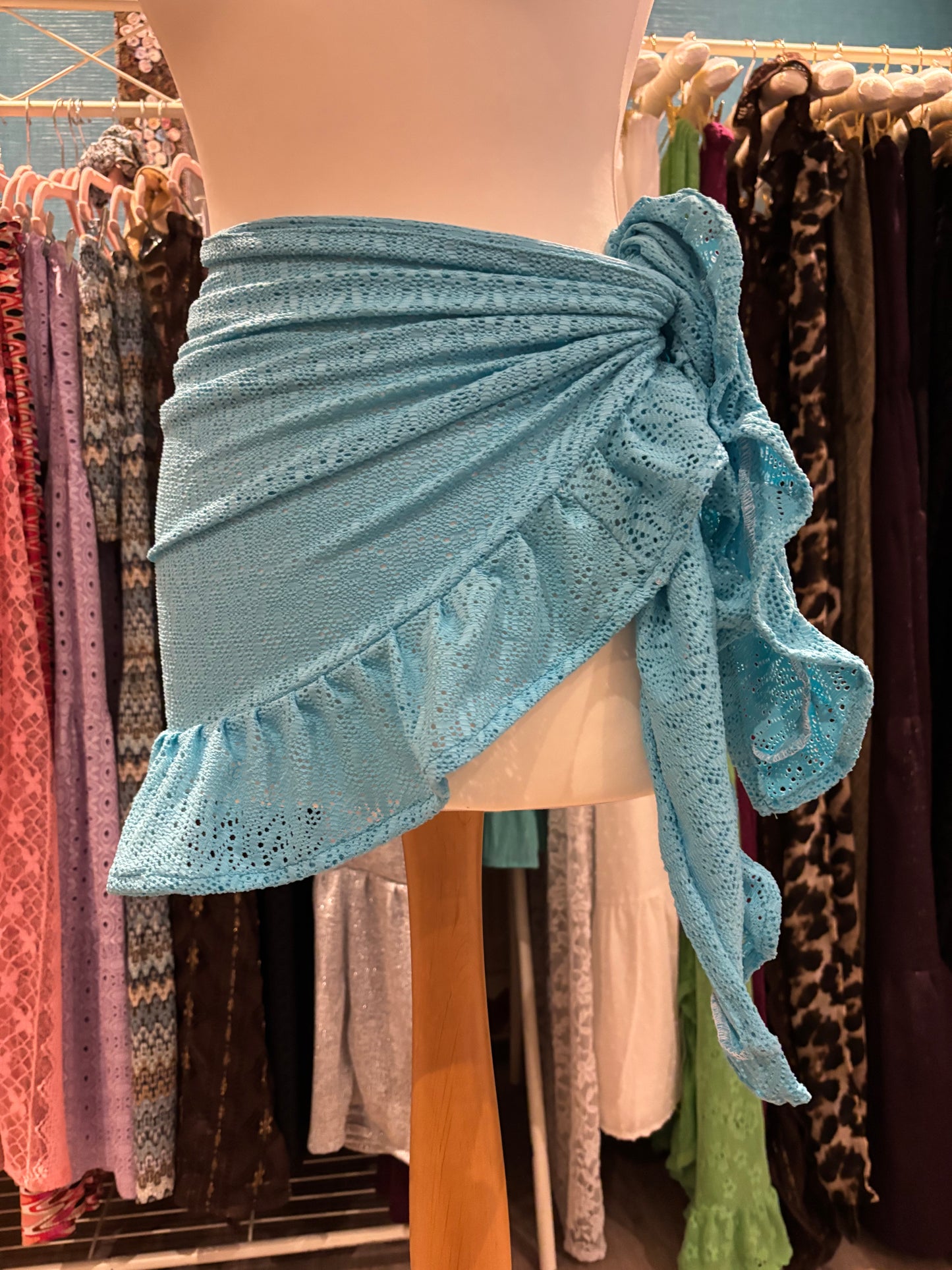 Short Ruffle Sarongs… lots of fabric options