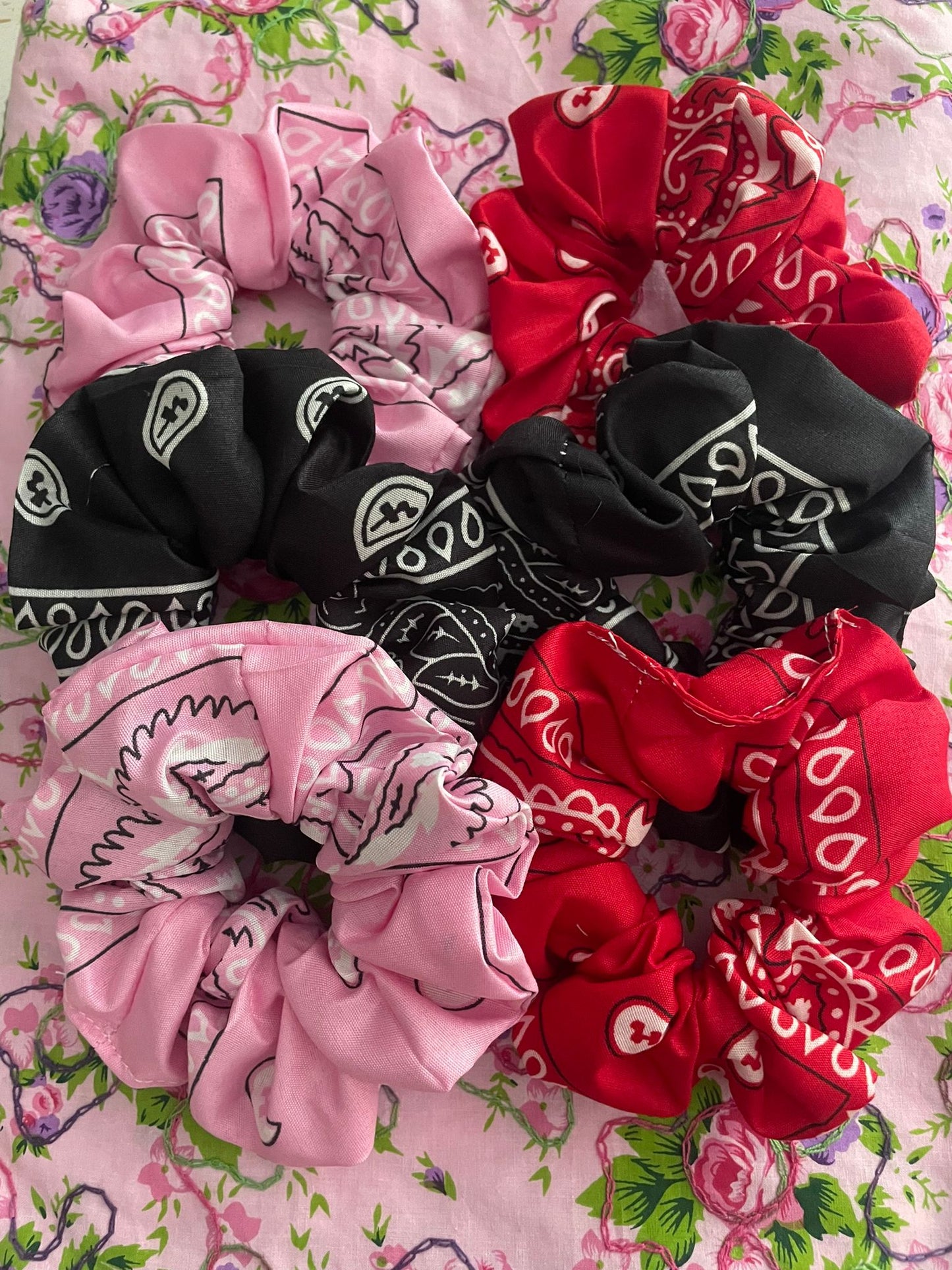 Bandana Scrunchies