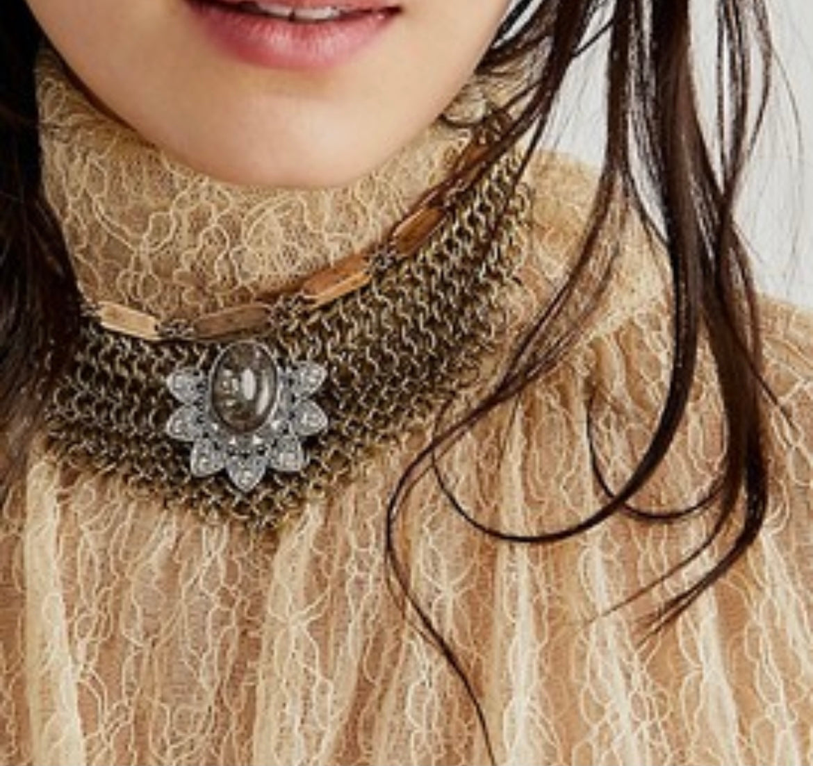 Choker chunky necklace